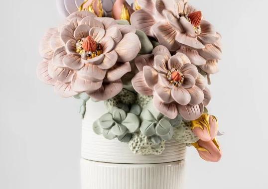 Ваза Flowers Pink от фабрики Lladro image 3