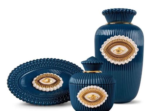 Ваза Lover’s Eyes от Lladro — фарфор с гравировкой глаза