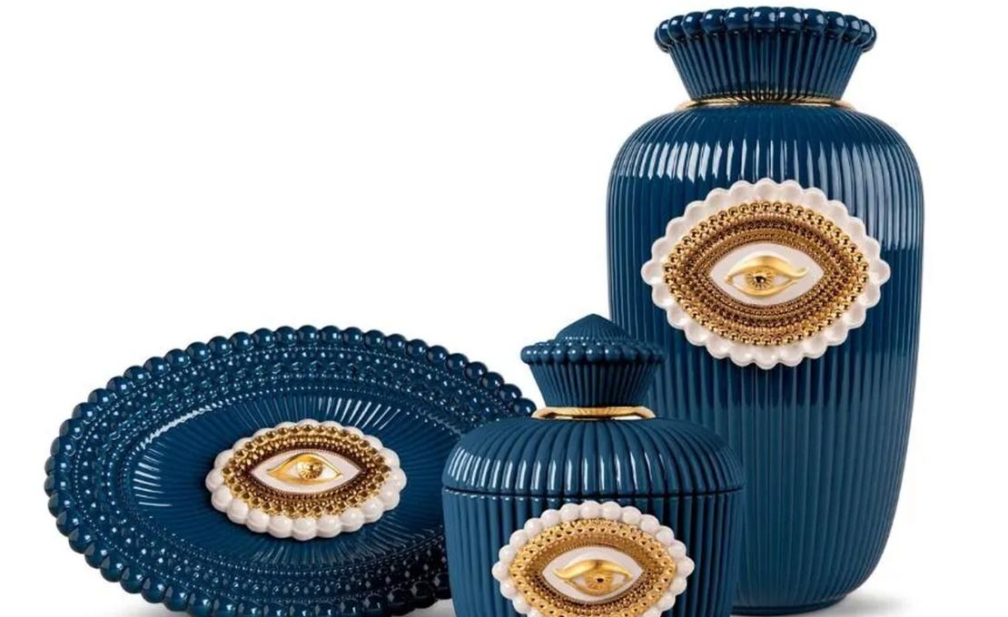 Ваза Lover’s Eyes от Lladro — фарфор с гравировкой глаза