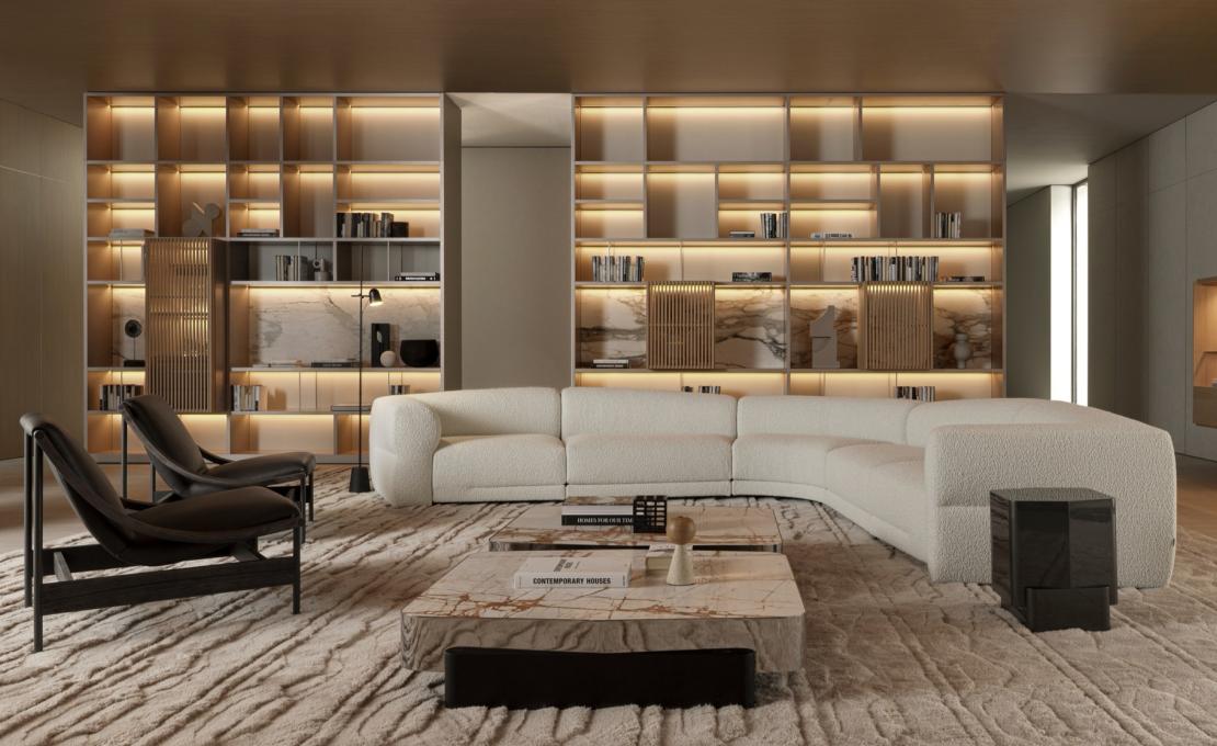 Диван Emile от дизайнера Christophe Delcourt от фабрики Molteni&C