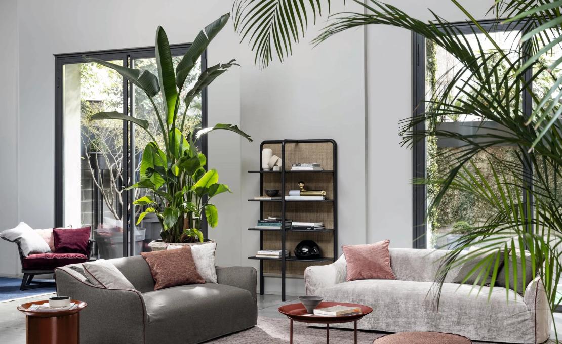 Двухместный диван Saia фабрики Gervasoni - дизайнер Давид Лопес Кинкокес