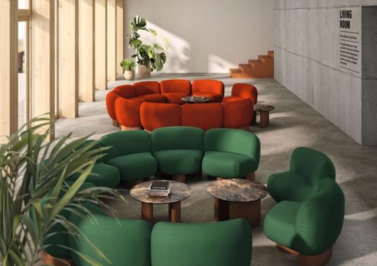 Модульный диван Bolete Lounge BIO от Andreu World image 4