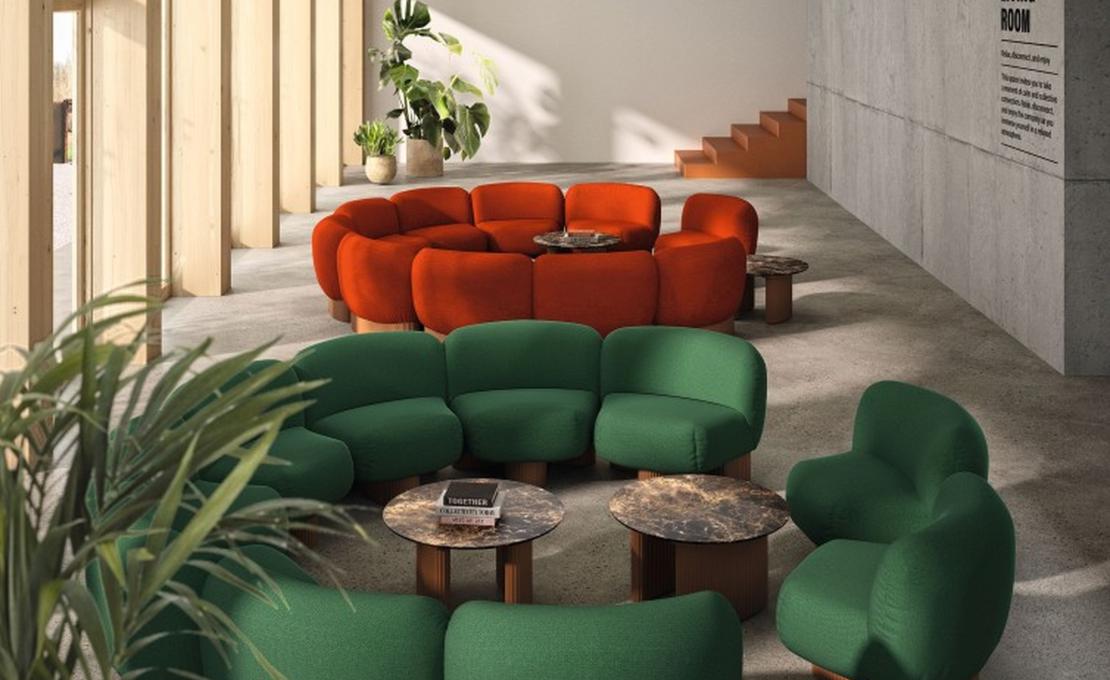 Модульный диван Bolete Lounge BIO - фабрика Andreu World