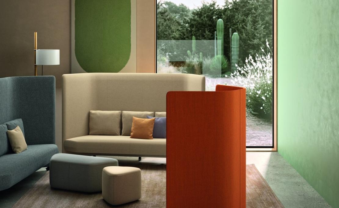 Офисный диван модель In Out от Andreu World