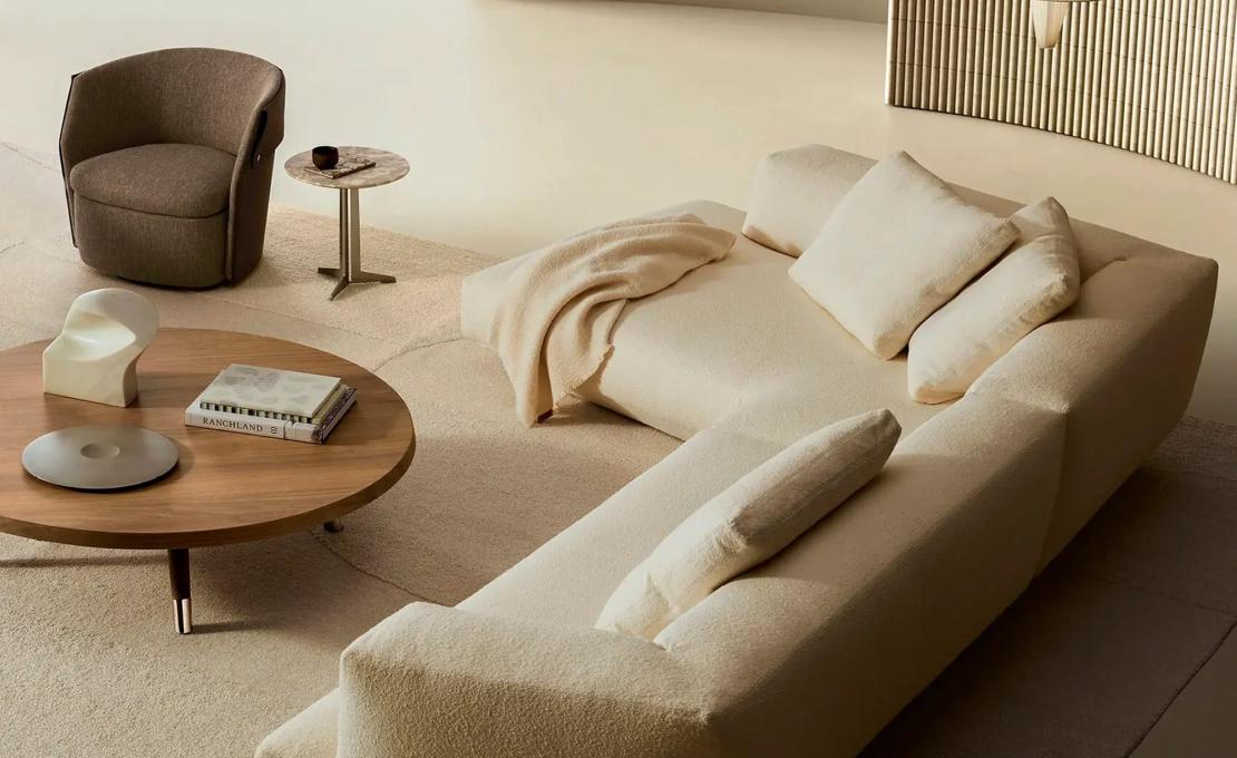 Модульный диван LOUNGESCAPE от Flexform - дизайн Антонио Читтерио