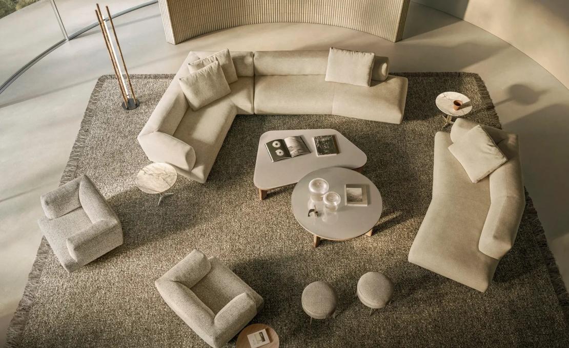 Модульный диван LOUNGESCAPE от Flexform - дизайн Антонио Читтерио
