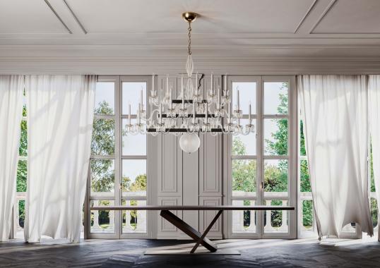 Люстра коллекция Keplero от фабрики Italamp - дизайн Роберты Витаделло