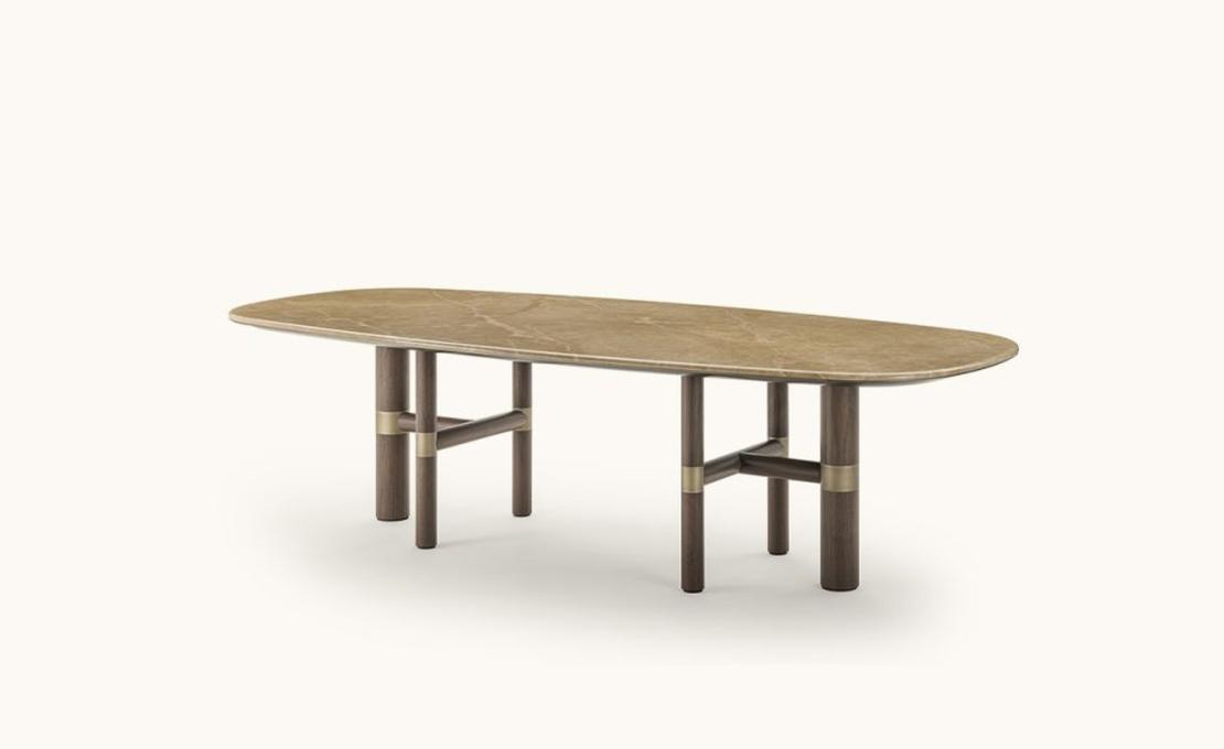 Прямоугольный обеденный стол Atelier от фабрики Turri