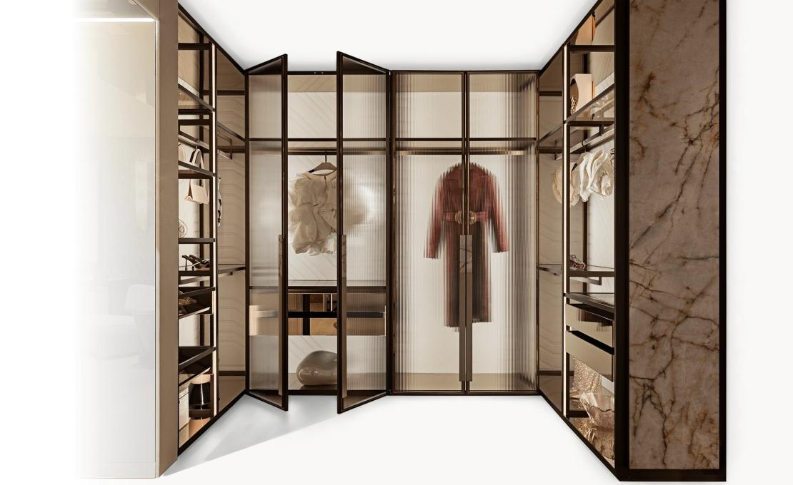 Гардеробная система модель Eidos от фабрики Ipe Cavalli Visionnaire
