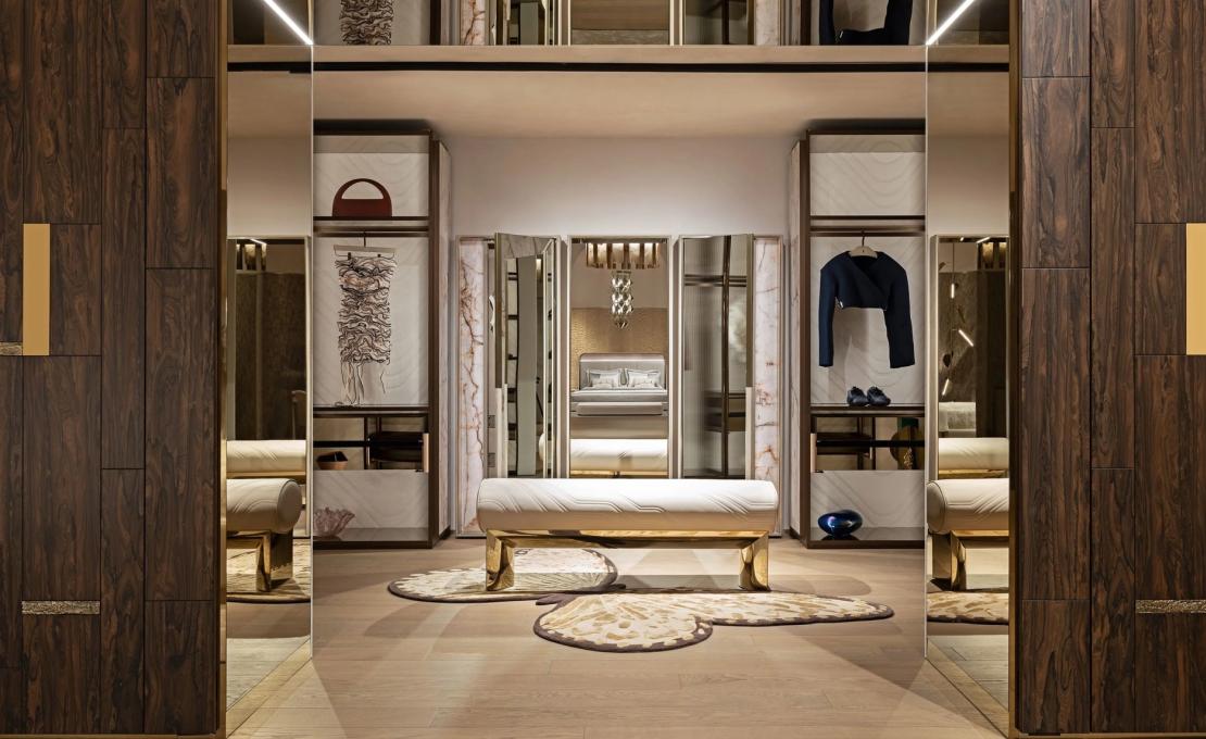 Гардеробная система модель Eidos от фабрики Ipe Cavalli Visionnaire