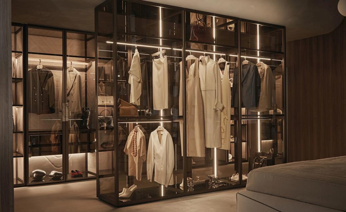 Гардеробная система модель Eidos от фабрики Ipe Cavalli Visionnaire