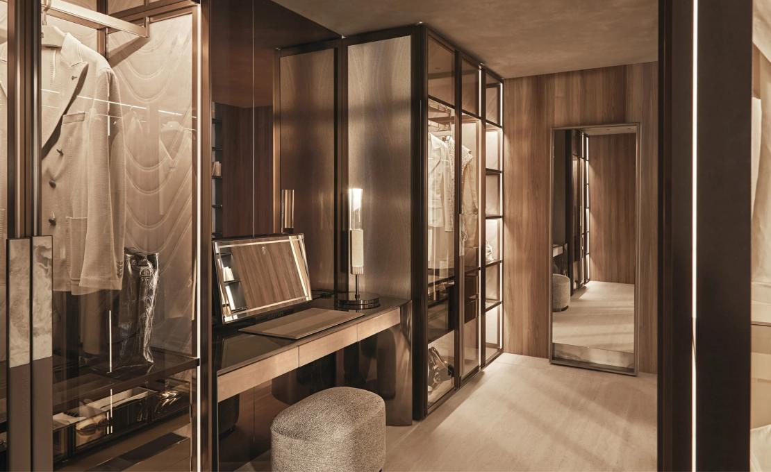 Гардеробная система модель Eidos от фабрики Ipe Cavalli Visionnaire