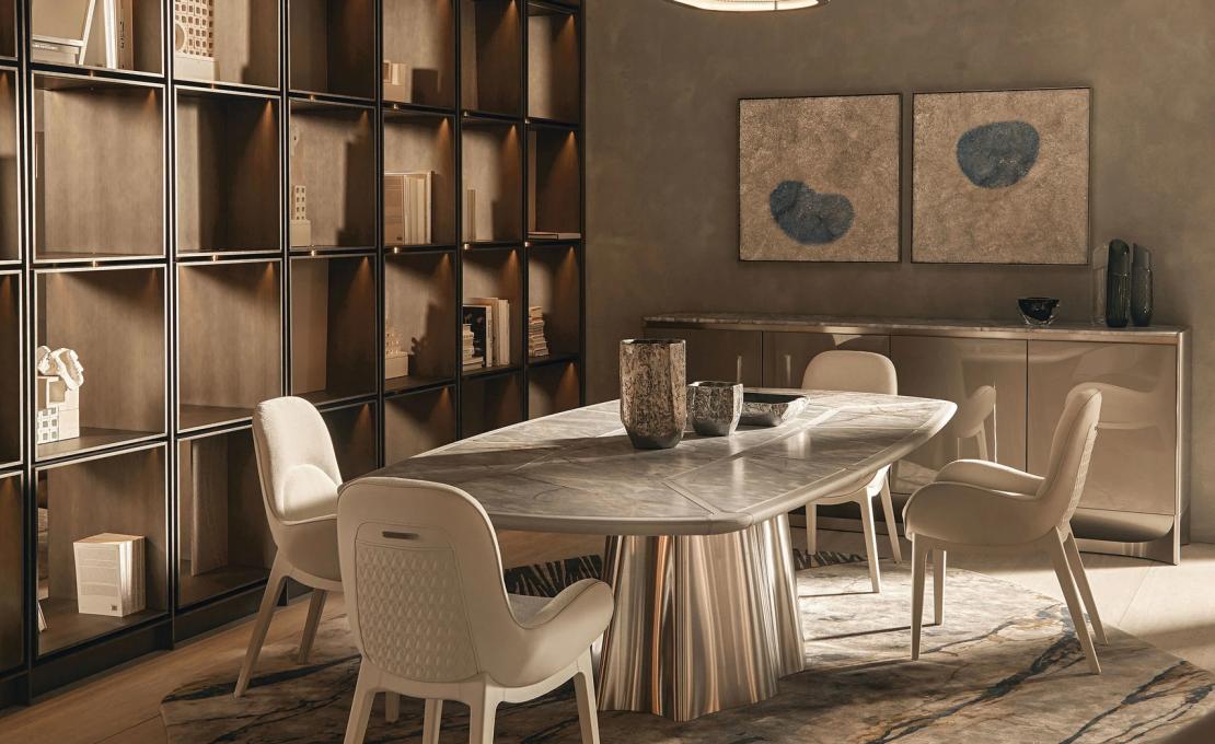 Столовая коллекция Vortex от фабрики Ipe Cavalli Visionnaire