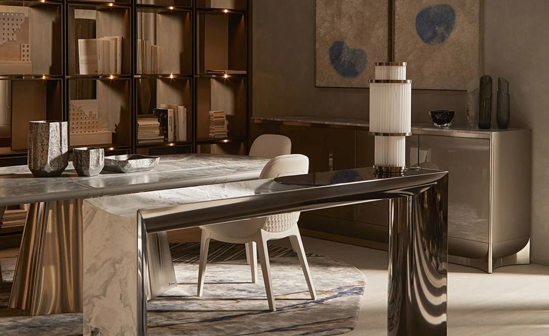 Столовая коллекция Vortex от фабрики Ipe Cavalli Visionnaire