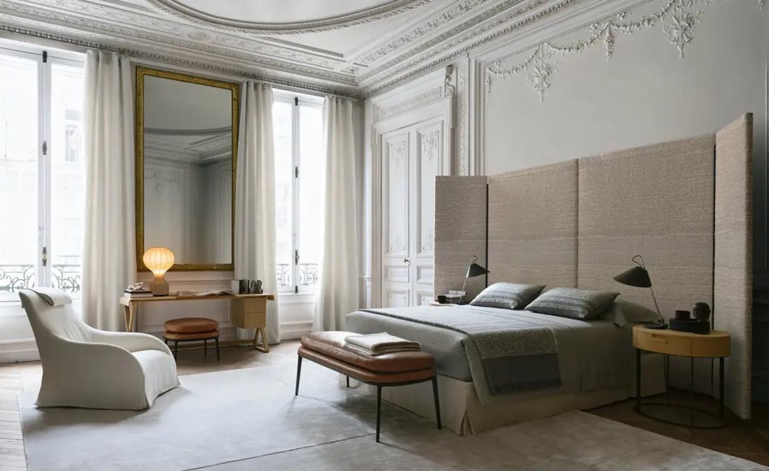 Двуспальная кровать модель Dike от фабрики Maxalto