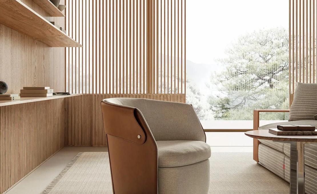 Кресло коллекция OZZY от фабрики Flexform