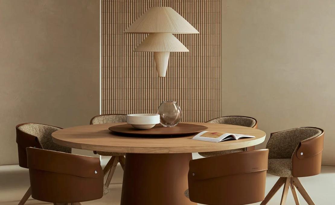 Стол круглый ENN от фабрики Flexform