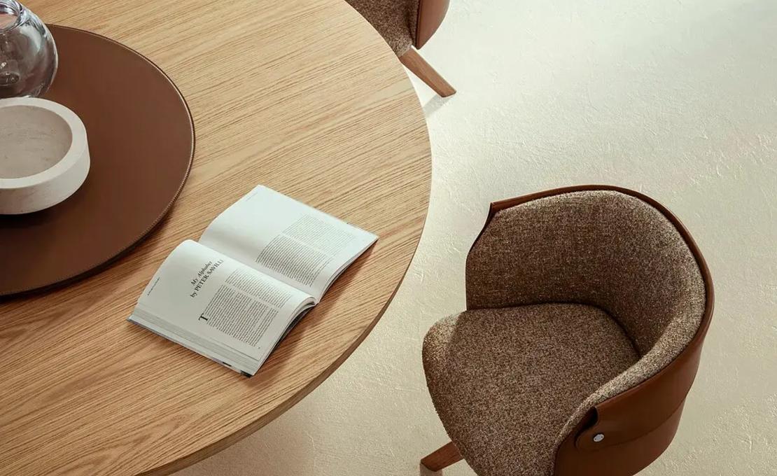 Стол круглый ENN от фабрики Flexform