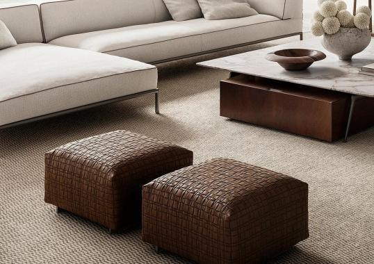 Пуф модель BANGKOK от фабрики Flexform