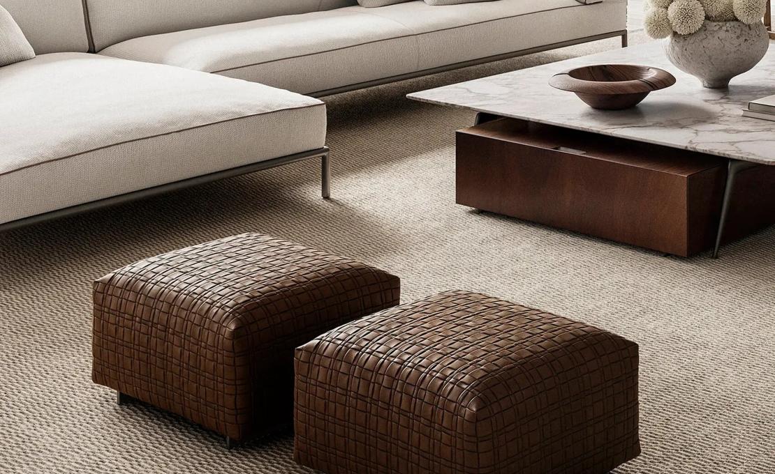 Пуф модель BANGKOK от фабрики Flexform