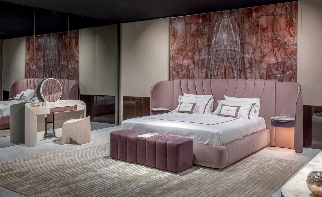 Кровать модель Adele фабрики Longhi