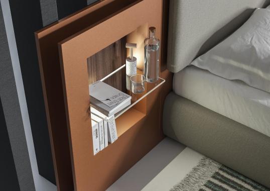 Кровать модель PLAN от фабрики Tumidei