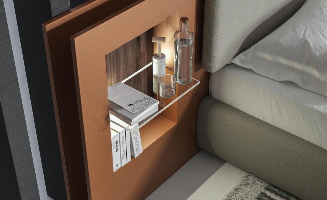 Кровать модель PLAN от фабрики Tumidei