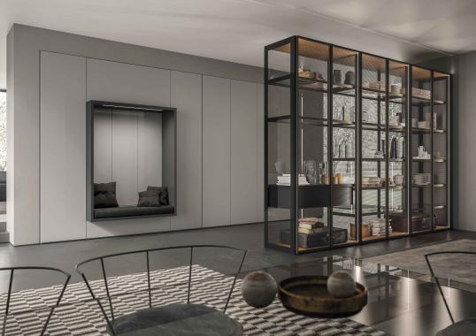 Гардеробная система коллекция CRISTAL от фабрики Tumidei