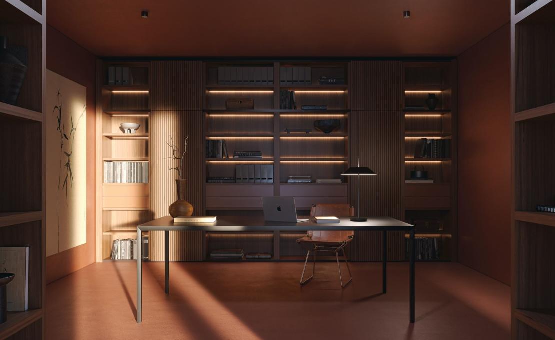 Стеллаж для книг SYSTEM28 PLUS от фабрики Tumidei