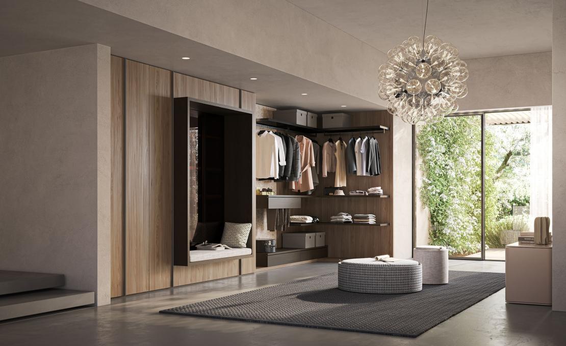 Гардеробная система коллекция ALCOVA от фабрики Tumidei