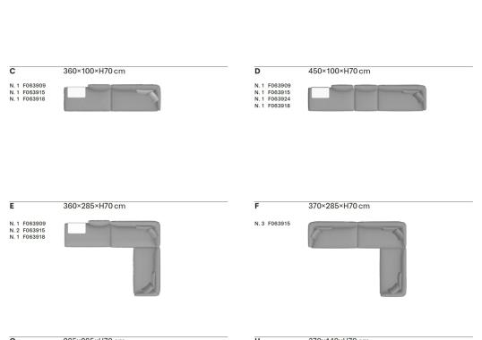 Диван от фабрики MDF Italia модель COSY MODULARSOFA