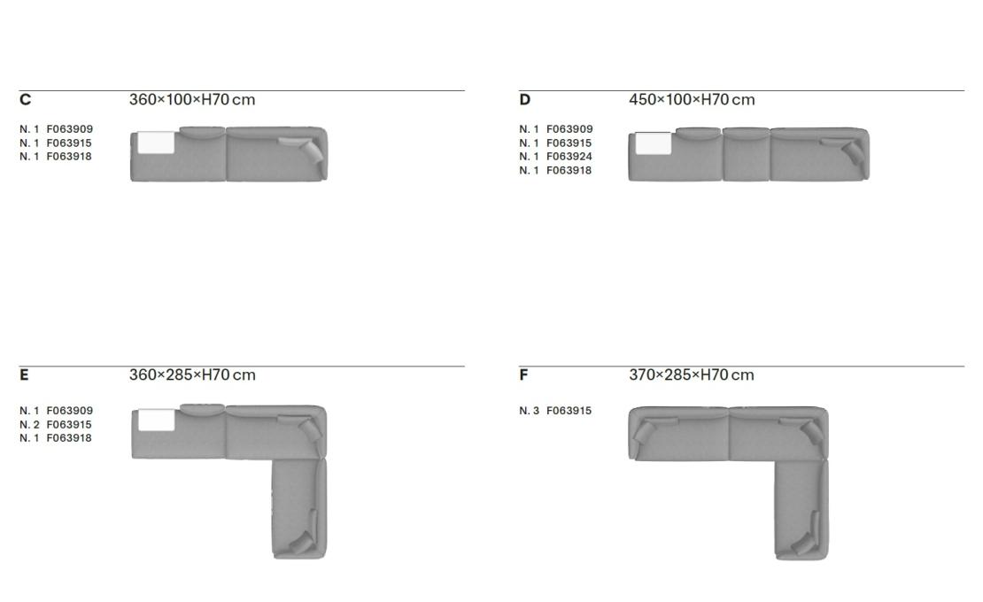 Диван от фабрики MDF Italia модель COSY MODULARSOFA