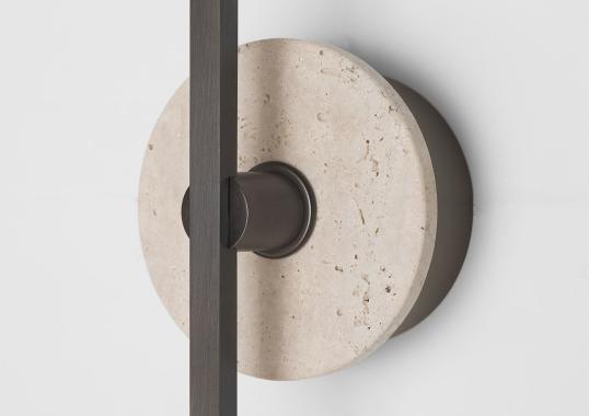 Настенный светильник травертин Matlight Milano Essential Stick image 2