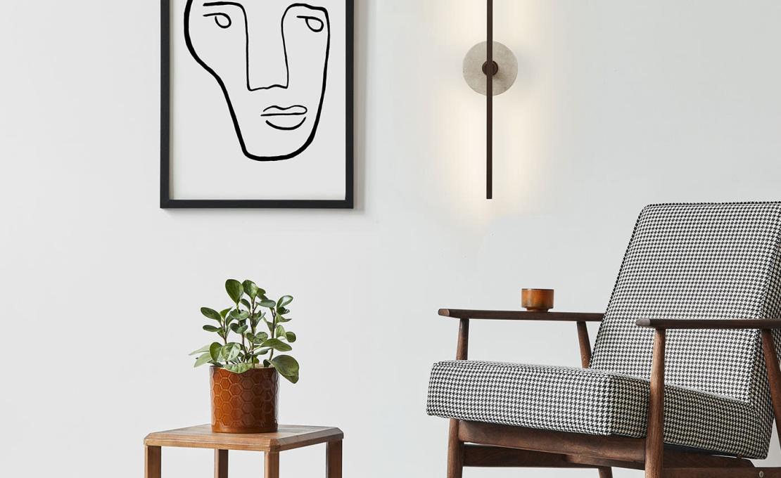 Бра травертин от фабрики Matlight Milano Essential Stick