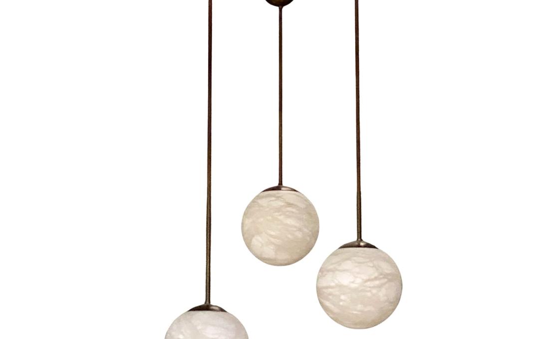 Люстра от фабрики Matlight Milano модель Maxi Alabaster Moon