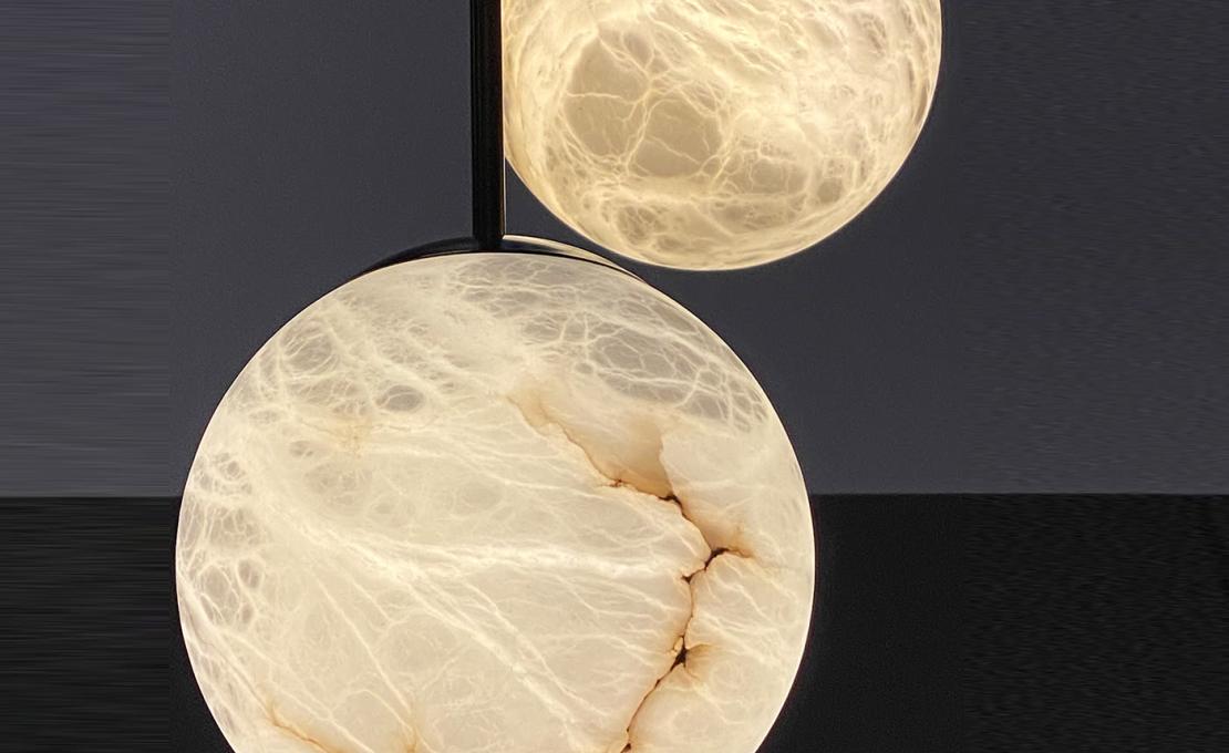 Люстра от фабрики Matlight Milano модель Maxi Alabaster Moon