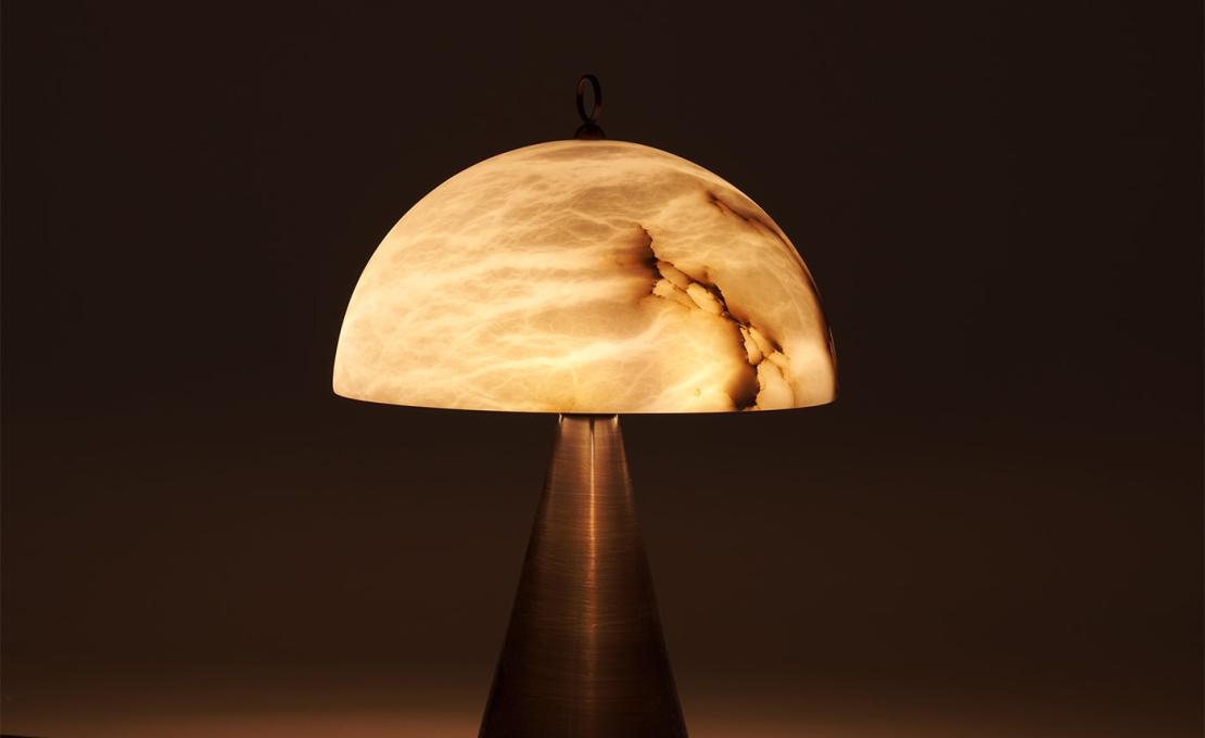 Настольная лампа от фабрики Matlight Milano модель Funghetto Brushed Bronze