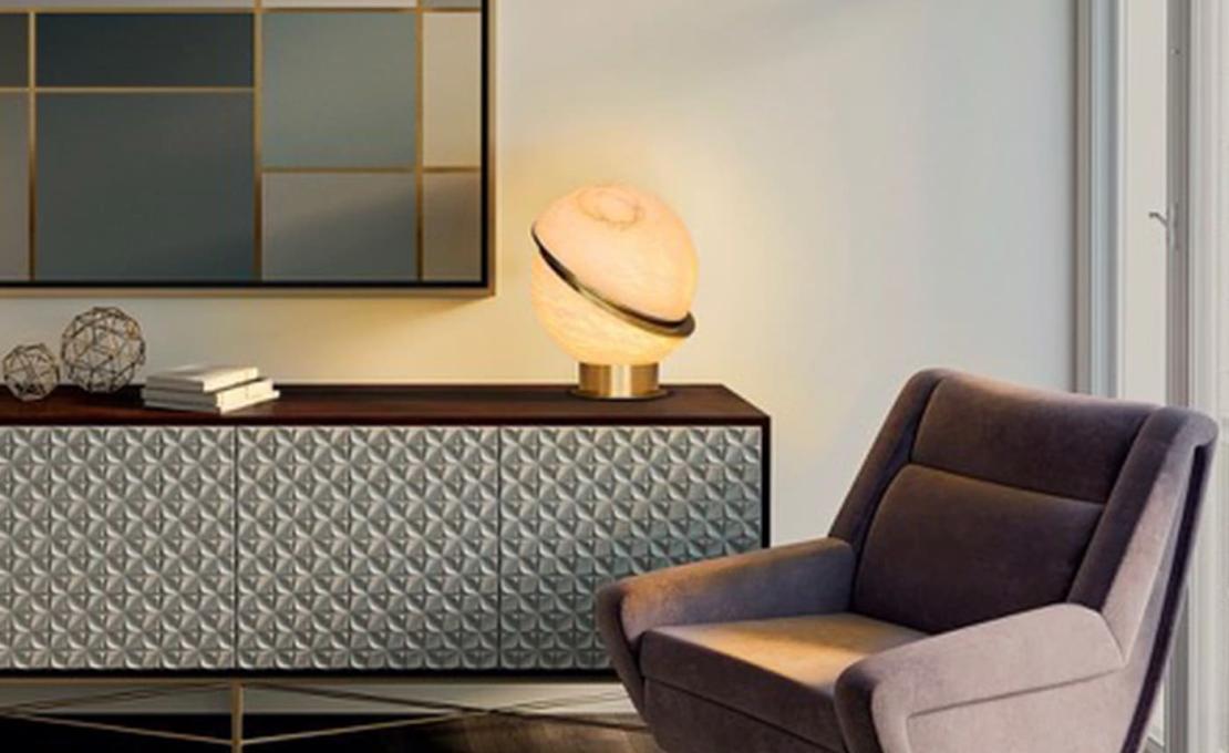 Настольная лампа от фабрики Matlight Milano модель Offset Globe