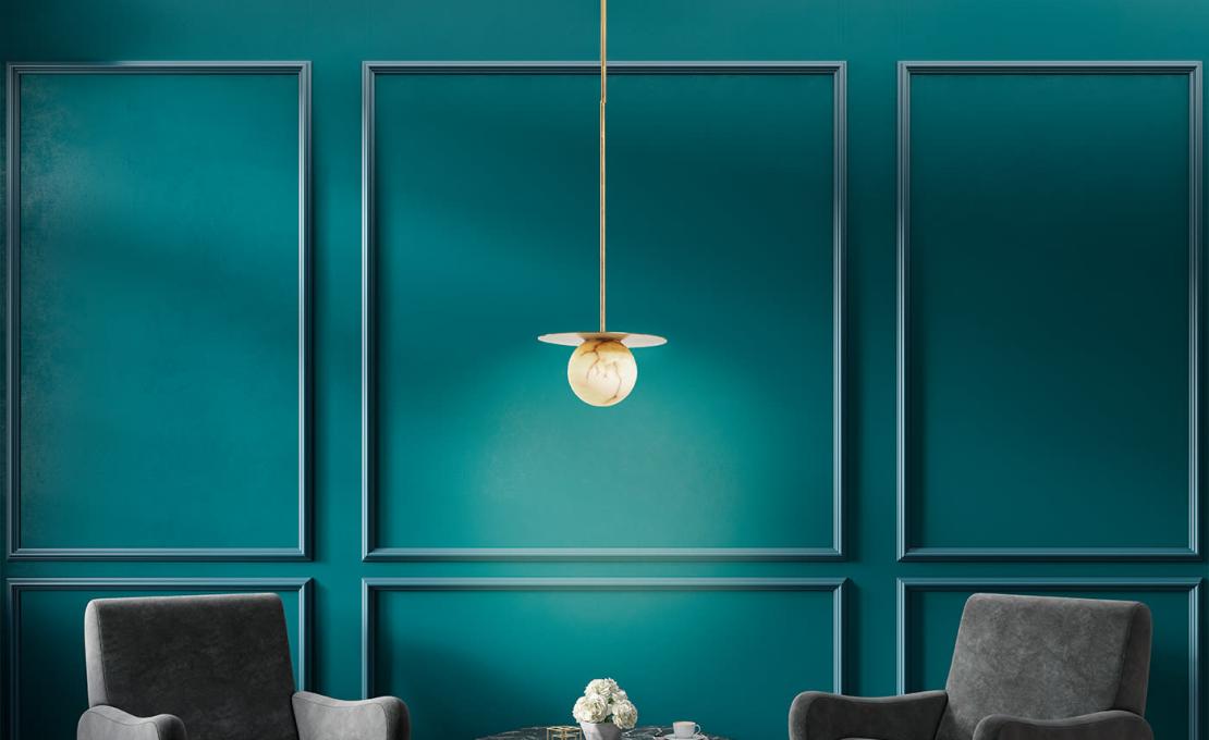 Подвесное освещение от фабрики Matlight Milano коллекция Alabaster Mini