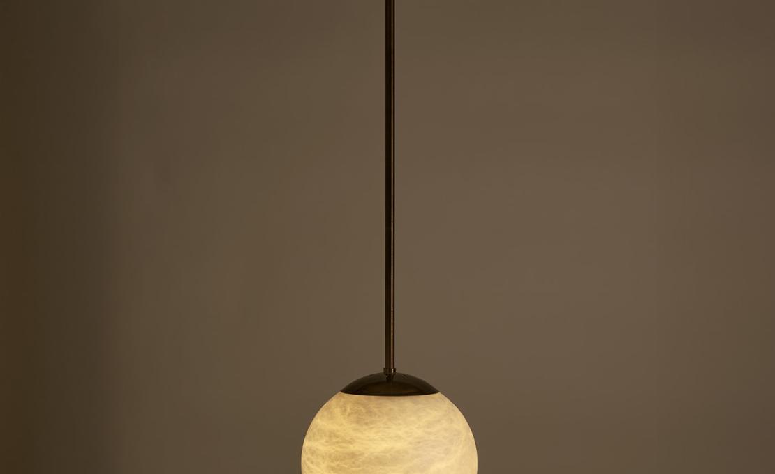 Подвесное освещение от фабрики Matlight Milano модель Maxi Alabaster Moon