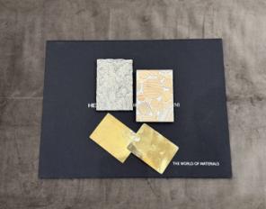 Фотографии образцов отделок и возможных цветов фабрики Hessentia