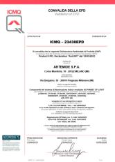 Подтвержденная подлинность – сертификат фабрики Artemide design