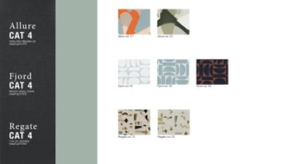 образцы обивок Cierre Imbottiti