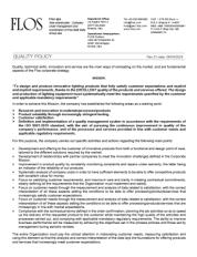 Подтвержденная подлинность – сертификат фабрики Flos