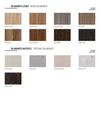 Фотографии образцов отделок и возможных цветов фабрики Binova