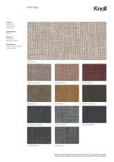 Фотографии образцов отделок и возможных цветов фабрики Knoll