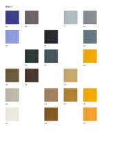 Фотографии образцов отделок и возможных цветов фабрики Knoll