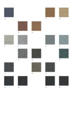 Фотографии образцов отделок и возможных цветов фабрики Knoll