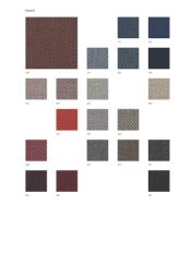 Фотографии образцов отделок и возможных цветов фабрики Knoll