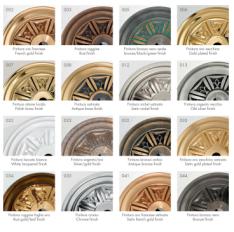 Фотографии образцов отделок и возможных цветов фабрики Possoni